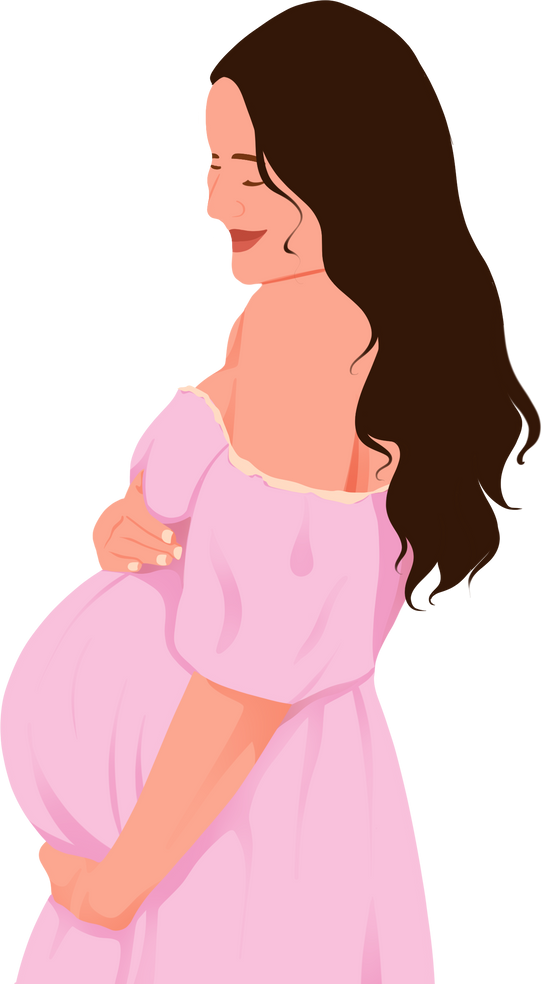 Happy Pregnant Woman